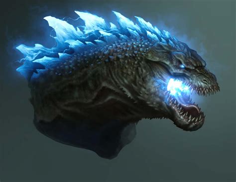 Godzilla Head Design-Atomic Breath by daitengu on DeviantArt