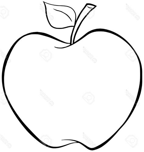 Simple Apple Drawing at GetDrawings | Free download