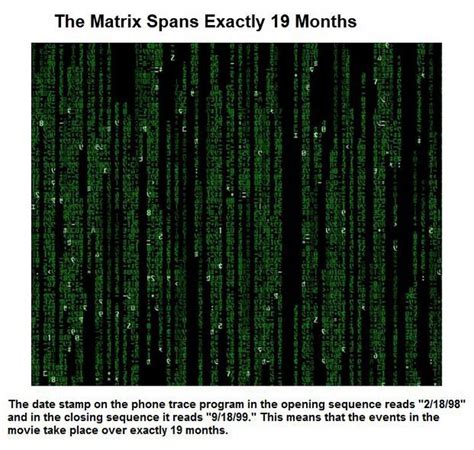 50 Things you Probably Didn't Know about the Matrix Trilogy