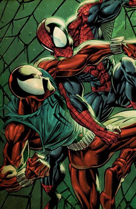 Spider-Man vs. Scarlet Spider | Comic Art: Spider-Man | Pinterest | Scarlet, Spider man and ...