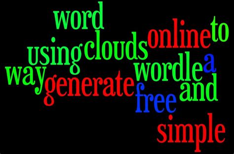 Free Online Word-Cloud Generator Tools - HubPages