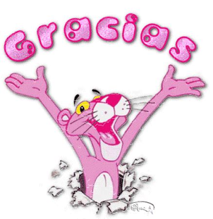 Gifs animados de agradecimiento | Pink panthers, Pink panther cartoon, Pink panter