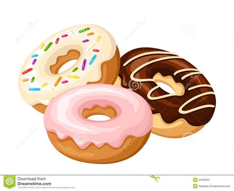 Image result for doughnuts vector | Donut vector, Donut drawing, Cute food drawings