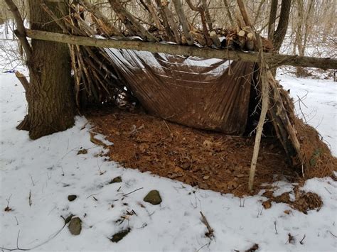 How to Build a Winter Survival Shelter