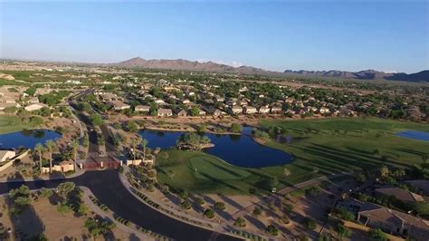 Arizona Golf Course - Seville Golf and Country Club - Gilbert, AZ drone ...