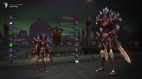 My main, Forsaken Honorbound Rogue : r/Transmogrification