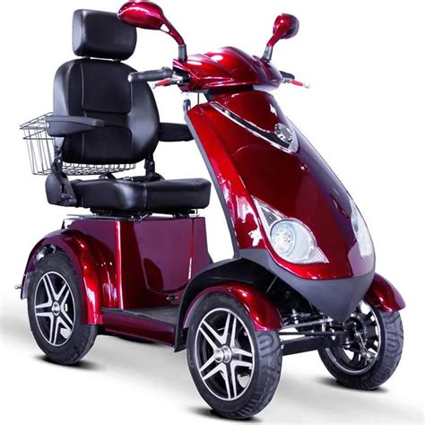 Four Wheel Luxury Electric Mobility Scooter Senior Citizen Adults 4 ...