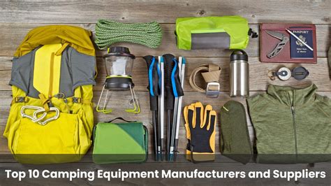 Top 10 Camping Equipment & Gear Manufacturers 2023 - WNS