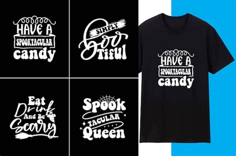 Premium Vector | Halloween bundle t shirt design