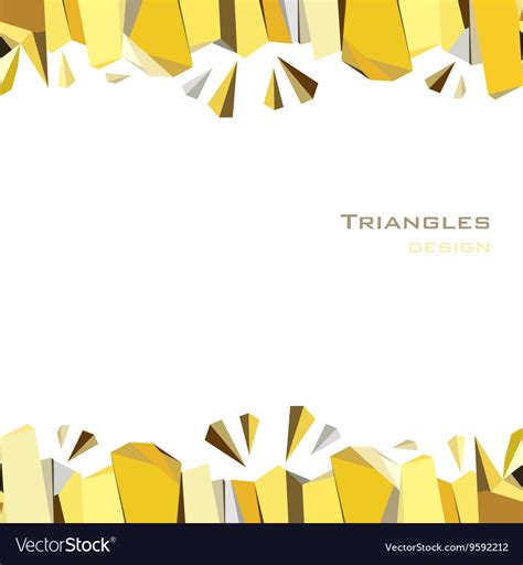 Golden abstract geometric background Royalty Free Vector