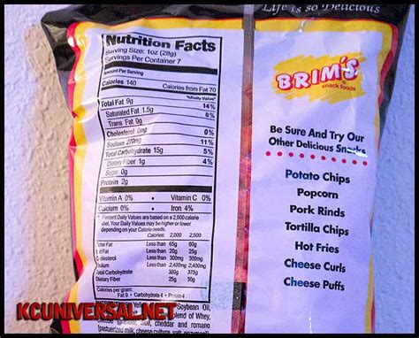 Brim's Snack Foods HOT! Crunchy Cheese Curls - Food Reviews ...