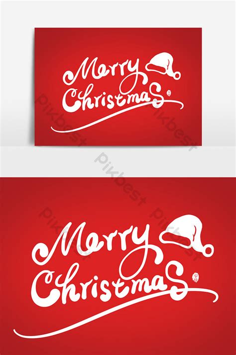 merry christmas english word art font design element | PNG Images PSD ...