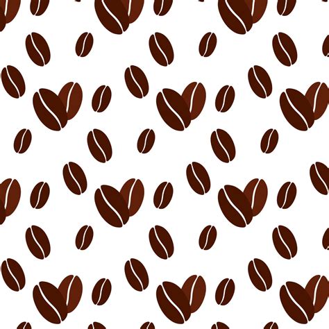 Background with coffee beans. Vector illustration. 8286382 Vector Art ...