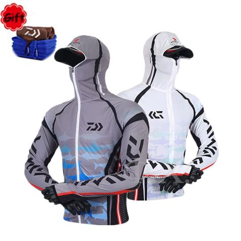 New Summer Men Ice Fishing Clothing Long Sleeve Breathable Anti ...