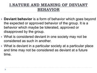 Deviant behavior | PPT