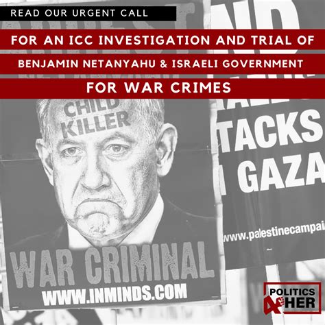Urgent Call for Investigation and Trial of Benjamin Netanyahu and the Israeli Government for War ...