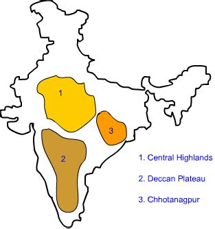 THE GREAT INDIAN CONTINENT: THE PENINSULAR PLATEAU