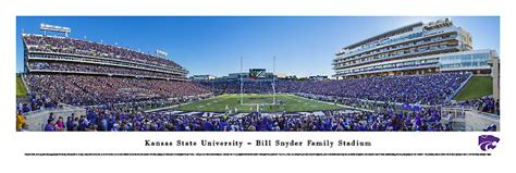 Kansas State Wildcats at Bill Snyder Stadium Panorama Poster - the ...