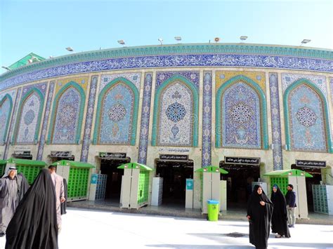 Holy Shrine of Abbas Ibn Ali, Karbala, Iraq Editorial Stock Photo - Image of islam, gate: 131319023