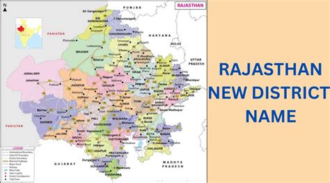 Rajasthan New District List 2023, New Capital, Map PDF Link