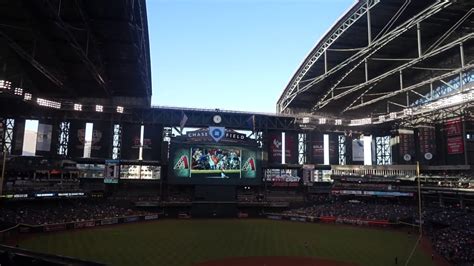 Chase Field Roof Opening 10-3-15 - YouTube