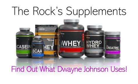 The Rock's Supplements | The rock supplements, Extreme workouts, Supplements