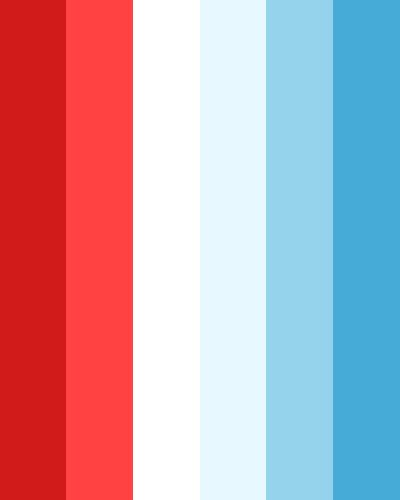 Elegant Red, Blue | Blue color schemes, Blue colour palette, Red colour ...