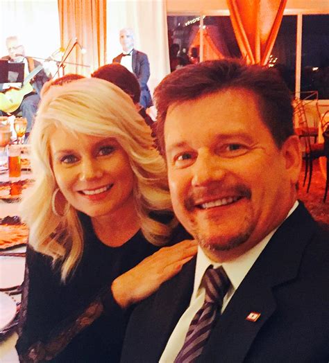 Michael Bidwill with his sister Nicole at the NFL owners dinner on ...