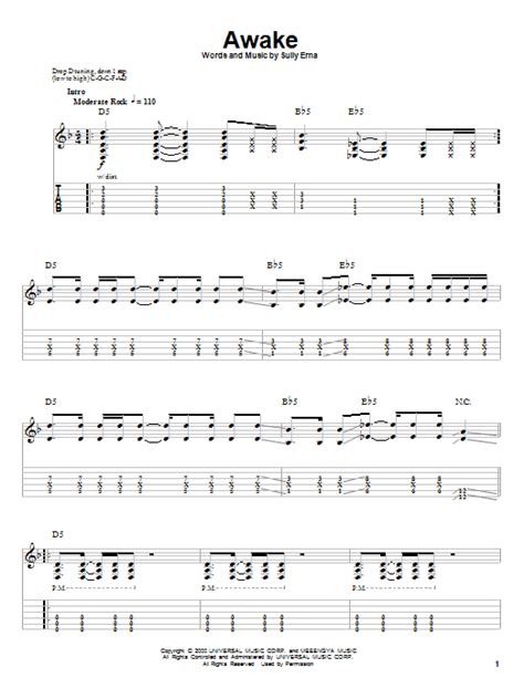 Awake by Godsmack - Guitar Tab Play-Along - Guitar Instructor