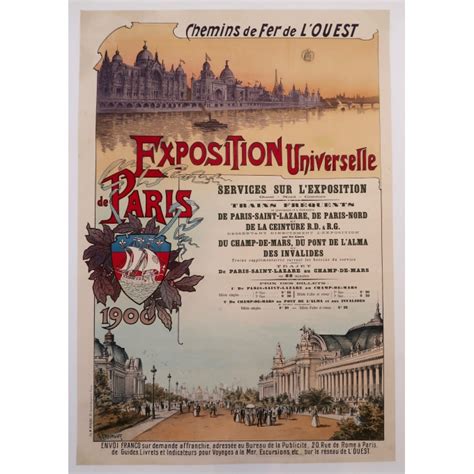 Poster for the Universal Exhibition of Paris in 1900