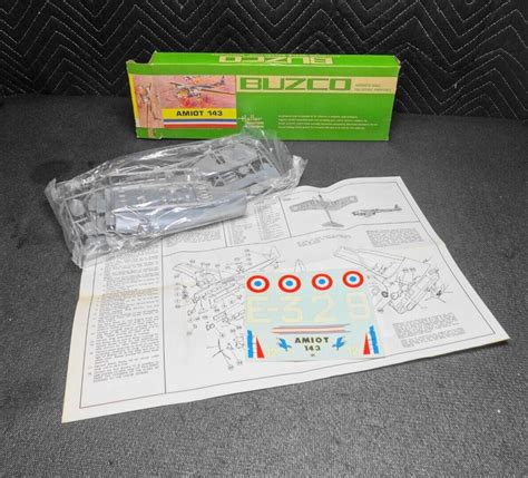 NOS Buzco Heller 1:72 Model Kit - Amiot 143 Scale Miniature – ineedths