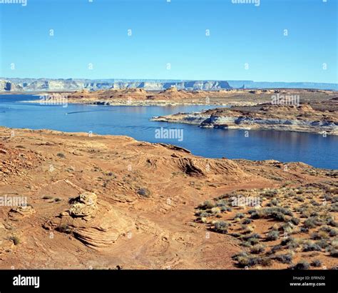 View across Lake Powell, Page, Arizona, USA Stock Photo - Alamy