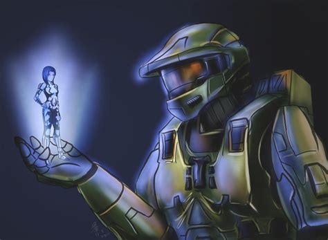 Master Chief and Cortana by Onosaka-Yuha on DeviantArt