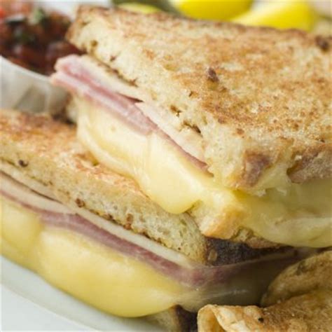 Grilled Cheese And Ham Sandwich Recipe