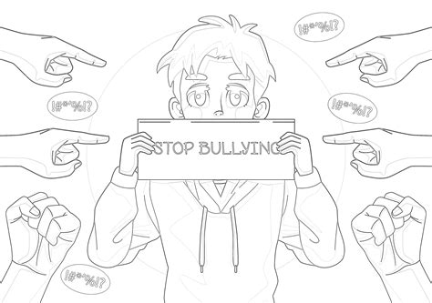 Free bullying coloring printable, Download Free bullying coloring printable png images, Free ...