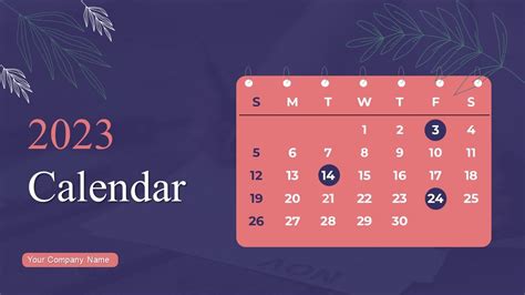 2023 Powerpoint Calendar