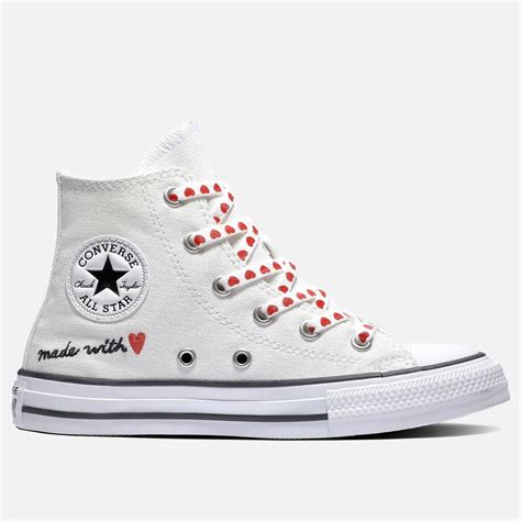 Converse Kids' Chuck Taylor All Star Heart Hi - Top Trainers - Vintage ...