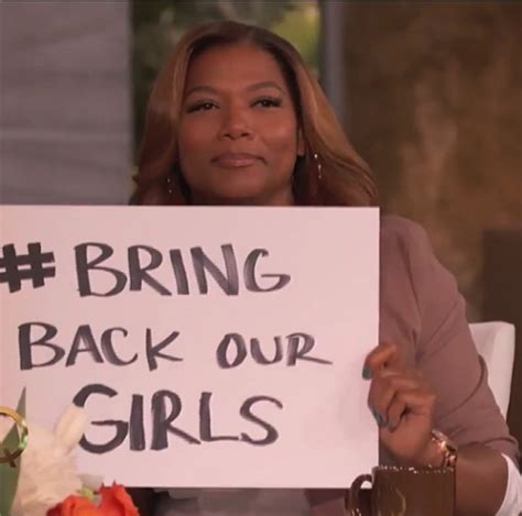 The Queen Latifah Show dedicate today's show to #Bringbackourgirls