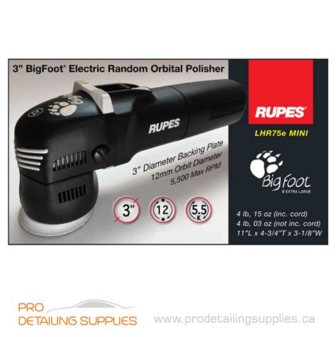 Rupes LHR 75E MINI Random Orbital Polisher | prodetailingsupplies