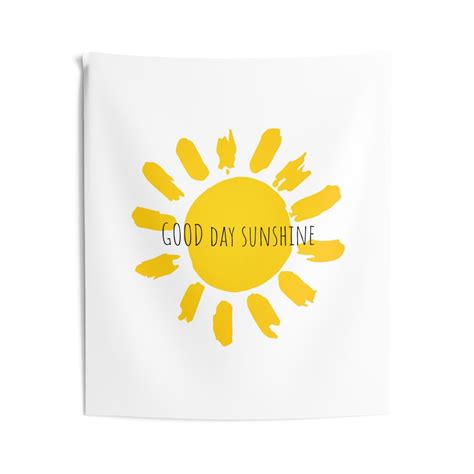 Sunshine Good Day Indoor Wall Tapestries - Etsy