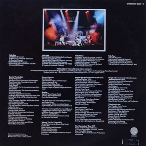 Capricorn Records | Thin Lizzy ‎– Live And Dangerous