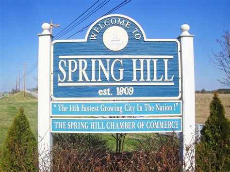 Geographically Yours Welcome: Spring Hill, Tennessee