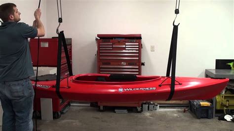 Garage Ceiling Kayak Hoist | Shelly Lighting