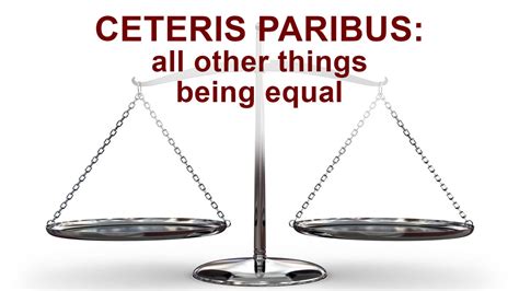 Ceteris Paribus Examples | YourDictionary