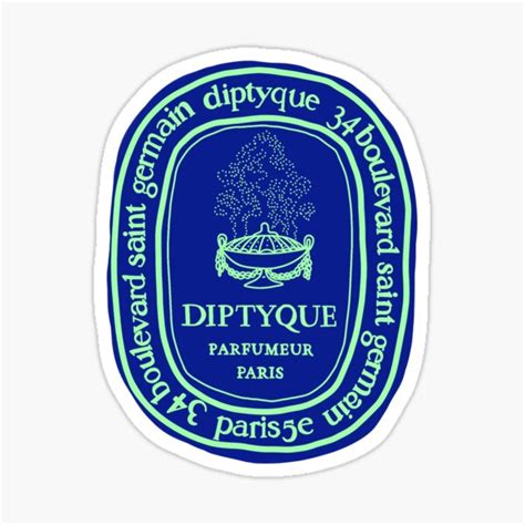 "Diptyque Logo Lover" Sticker for Sale by cowboyboots | Redbubble