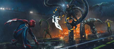 Image - Sinister Six from MSM concept art.jpg | Marvel's Spider-Man Wiki | FANDOM powered by Wikia