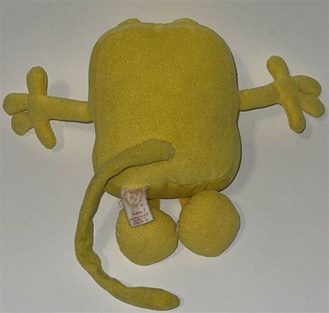 Wow Wow Wubbzy Nick Jr. Plush w/ bendable tail Yellow TY Beanie Baby Nickelodeon | #3919082114