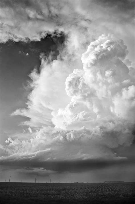 Black and White Towering Storm Photograph by Jennifer Brindley - Fine ...