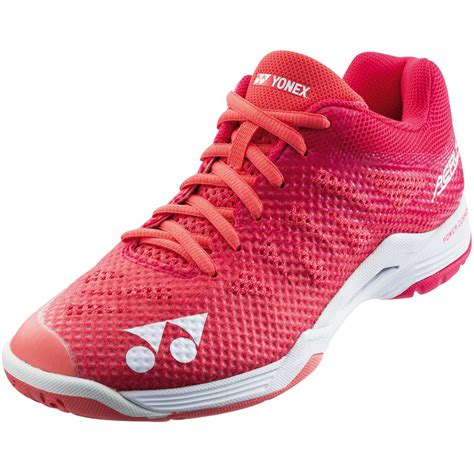 Yonex Womens Aerus 3 Badminton Shoes - Rose Pink - Tennisnuts.com