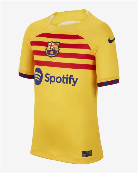 FC Barcelona 2023/24 Stadium Fourth Big Kids' Nike Dri-FIT Soccer ...